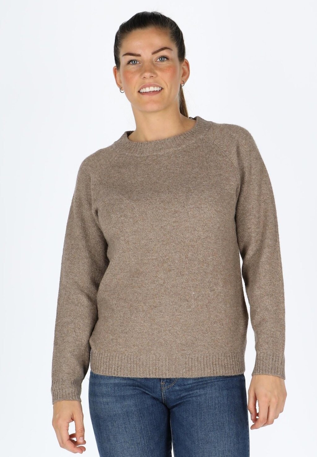 

Вязаный свитер MAINE PULLOVER W Seaside, цвет pine bark