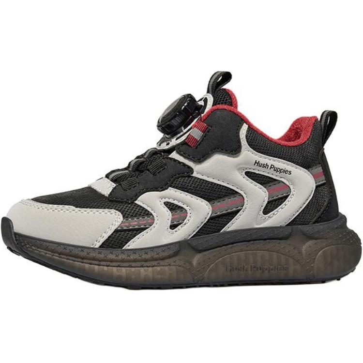 

Нескользящие и износостойкие теплые низкие детские кроссовки для бега Hush Puppies, серый