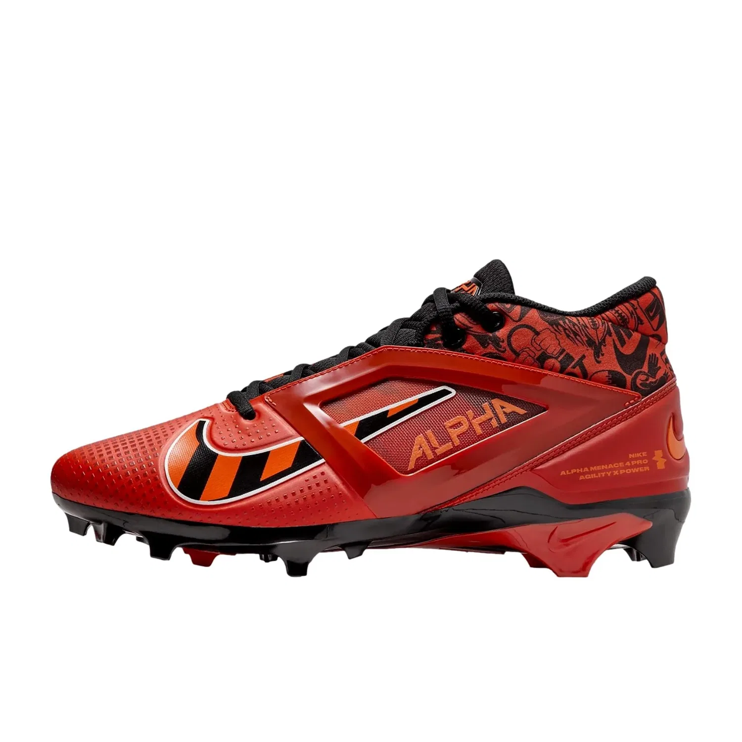 Мужские кроссовки Nike Alpha Menace 4 Pro SE Picante Red/Bright Mandarin/Dragon Red/Black FQ3984-600