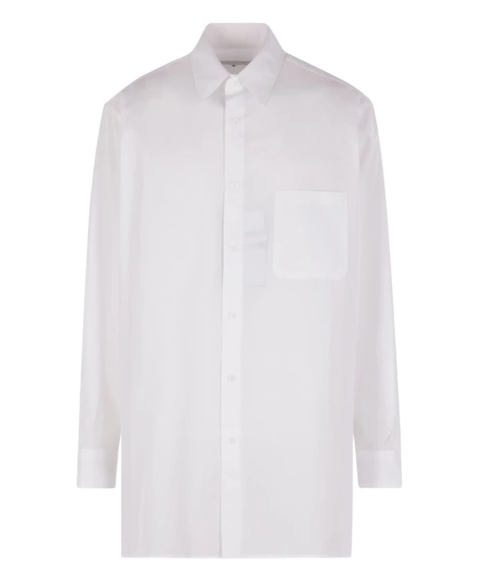 

Стандартная большая рубашка Yohji Yamamoto, белый