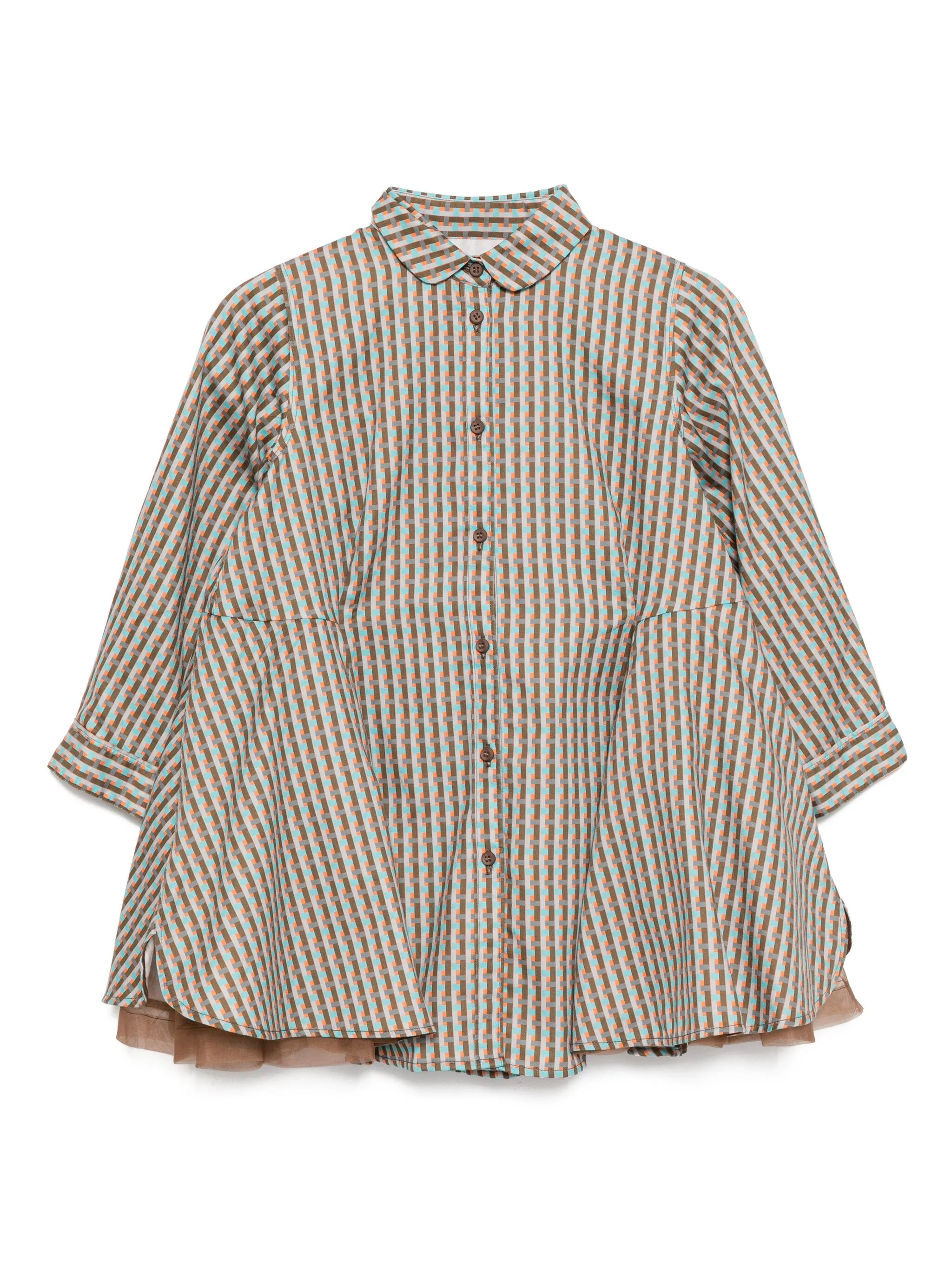 

Платье в клетку Jnby By Jnby, коричневый