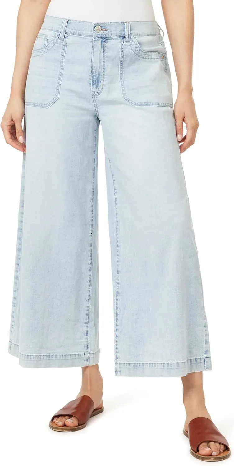 

Джинсы WallFlower Women's Tomboy Relaxed Mid-Rise 29" Palazzo