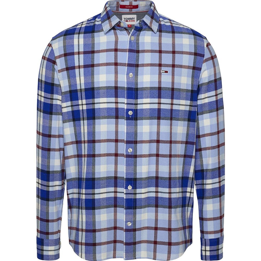 

Рубашка с длинным рукавом Tommy Jeans Classic Essential Check, синий