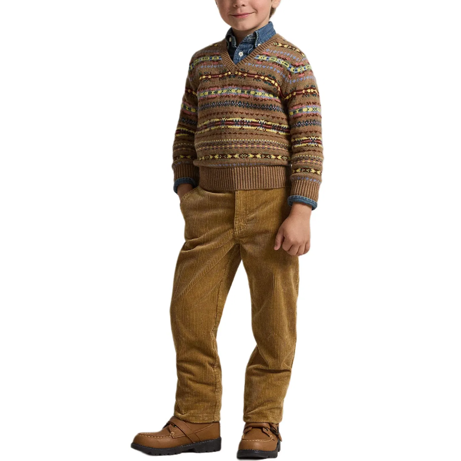 Прямые брюки Polo Ralph Lauren Burnt Earth — фото 3