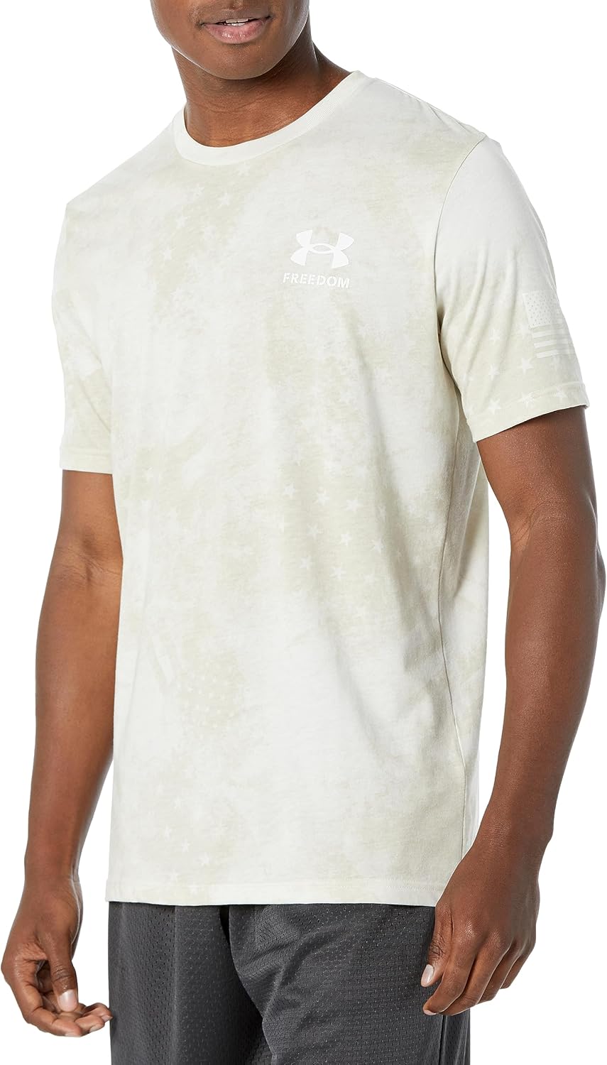 

Футболка с коротким рукавом Under Armour Freedom Graphic, (289) Khaki Base/White Clay, Белый, Футболка с коротким рукавом Under Armour Freedom Graphic, (289) Khaki Base/White Clay