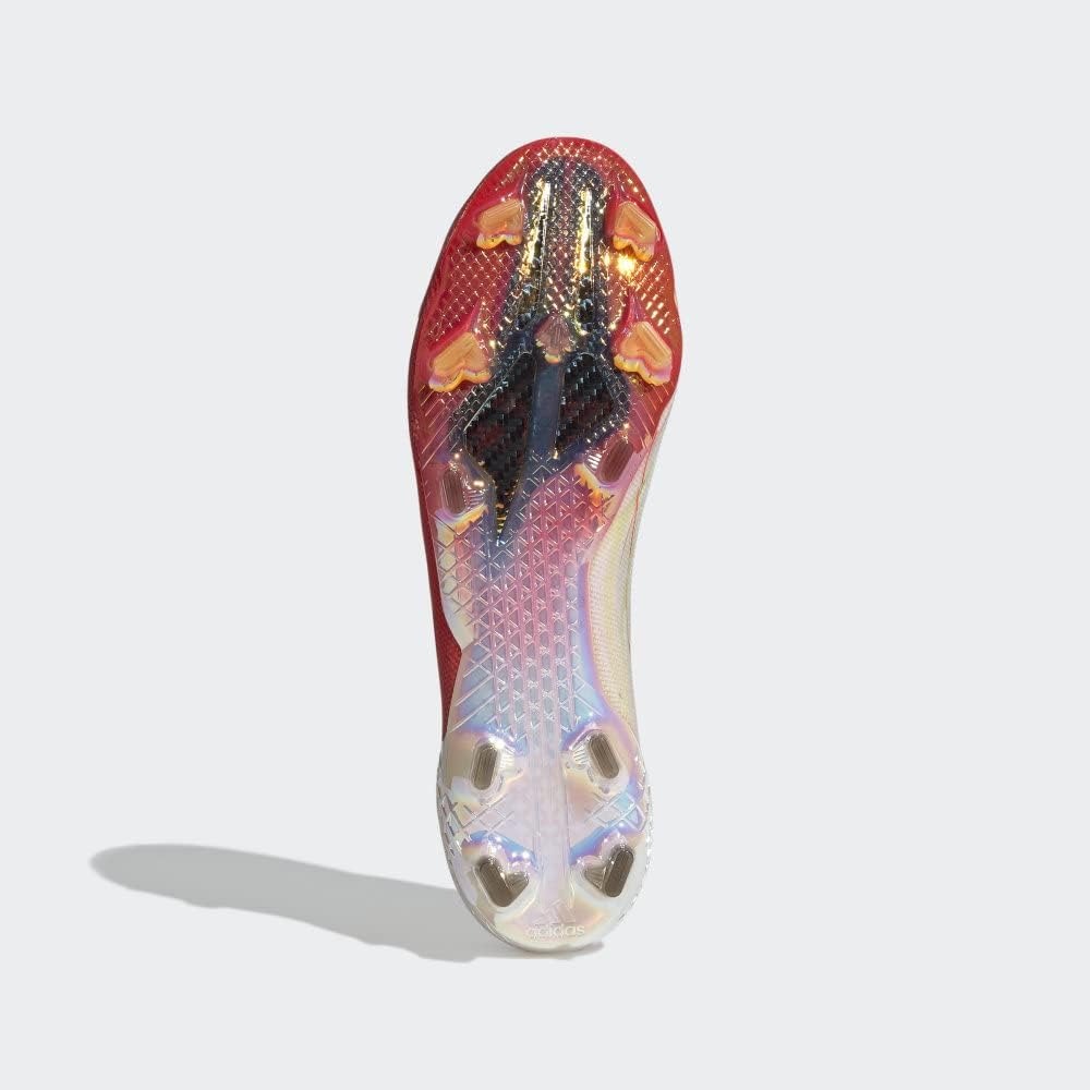 Бутсы Adidas X Speedflow+ для твердого грунта - Унисекс, футбол, красный/черный — фото 4