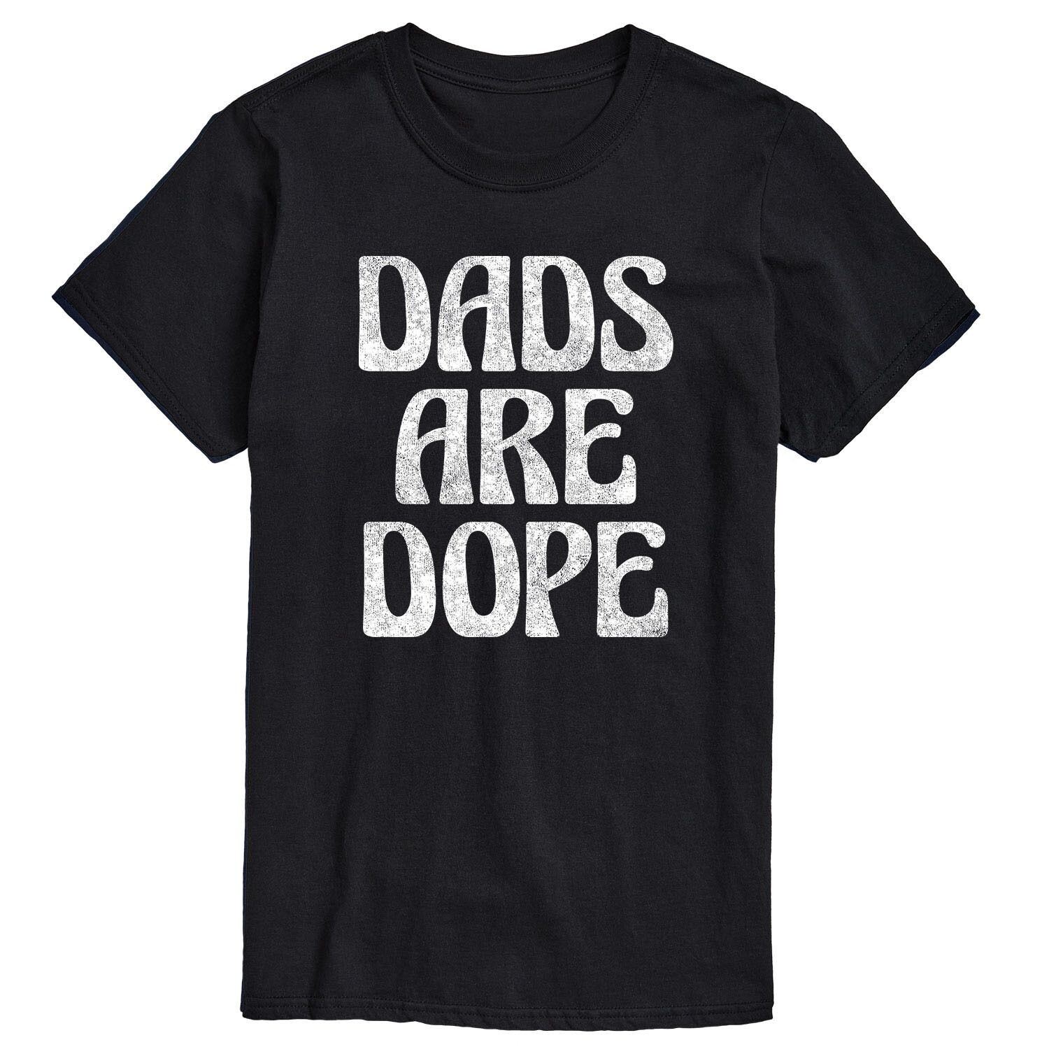 

Футболка с рисунком Big & Tall Dads Are Dope Licensed Character, черный