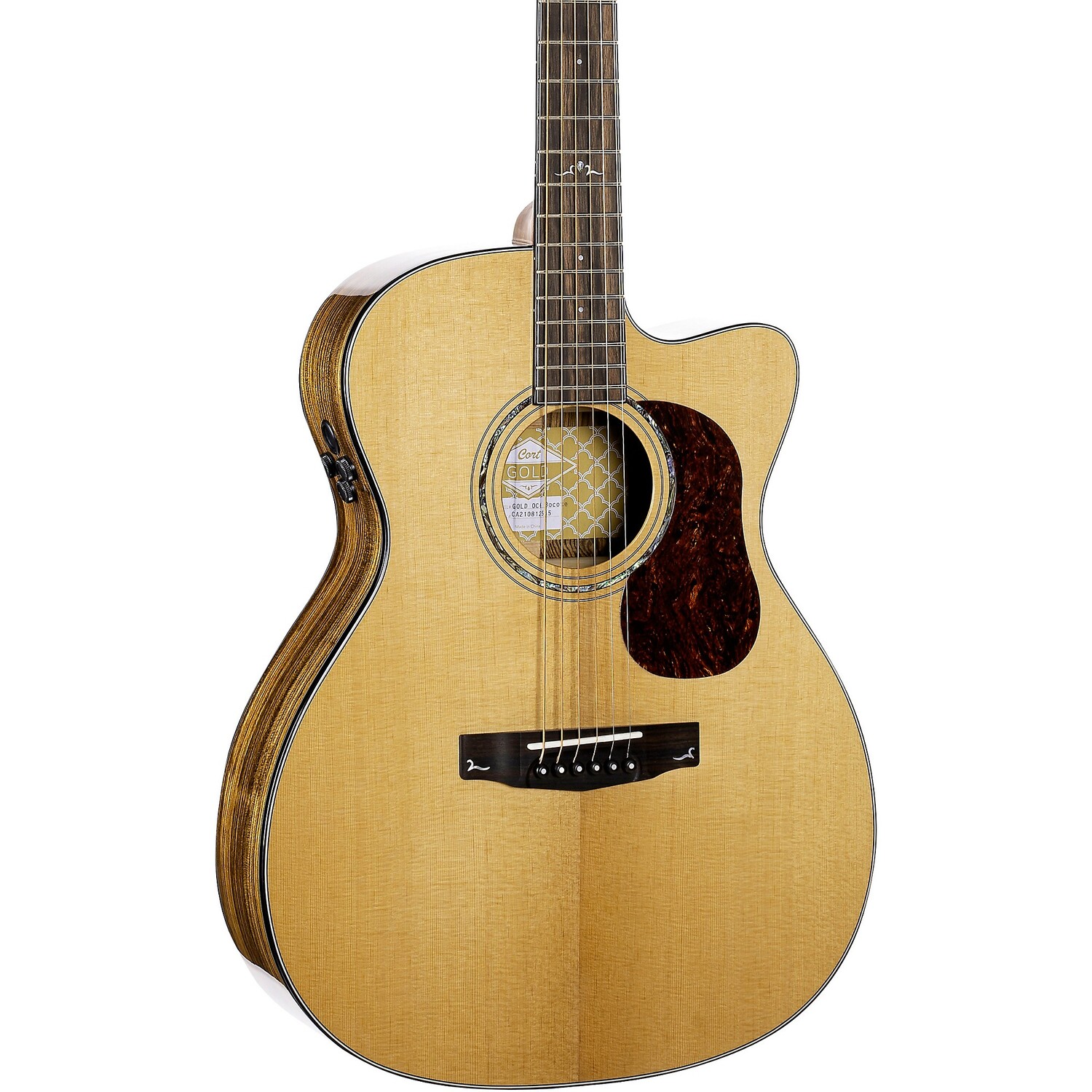 

Акустическая электрогитара Cort Gold Series OC6 Orchestra Bocote Natural