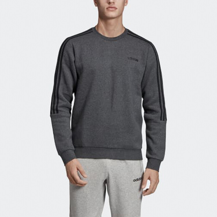 Толстовка мужская, цвет серый Adidas, цвет Heather Gray — фото 3