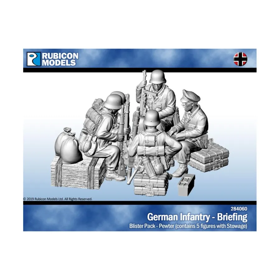 

Брифинг немецкой пехоты, World War II - Germany & Axis (28mm)
