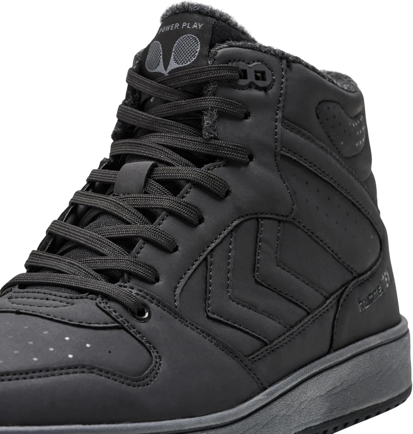 Кроссовки Hummel St. Power для взрослых, легкая конструкция, водоотталкивающие и ветрозащитные, размер, Black — фото 3