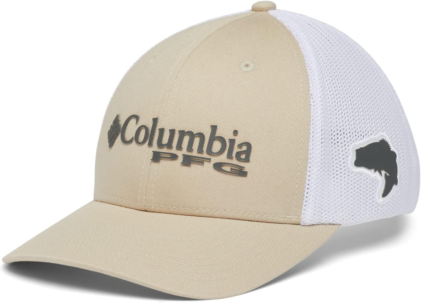 

Бейсболка Columbia PFG Logo Mesh, Fossil/Grill/White/Bass
