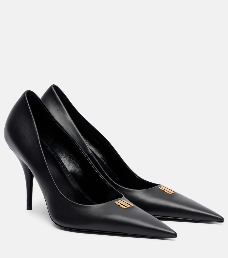 Туфли-лодочки Avenue BB Editor 90 из кожи Balenciaga, Black/Gold