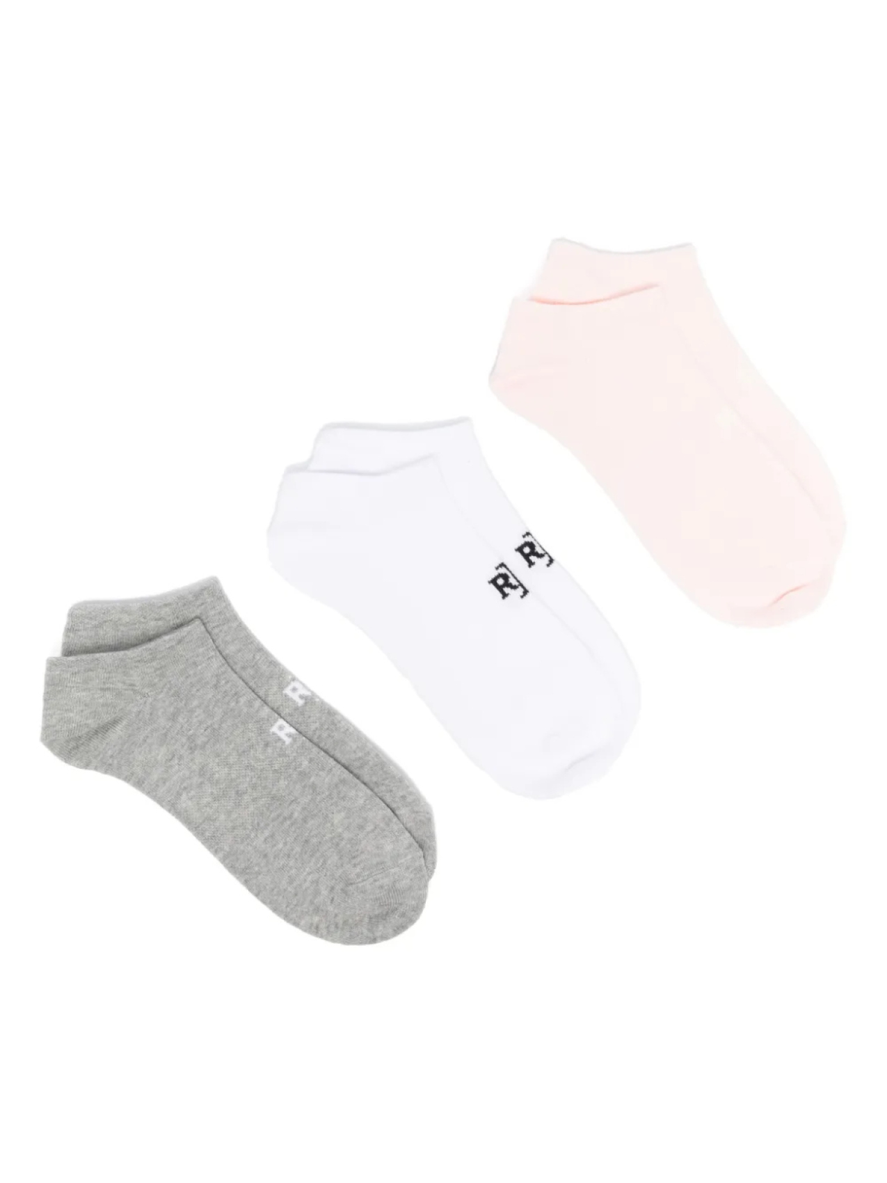 

Ультра-низкие носки, три пары Lauren Ralph Lauren, розовый