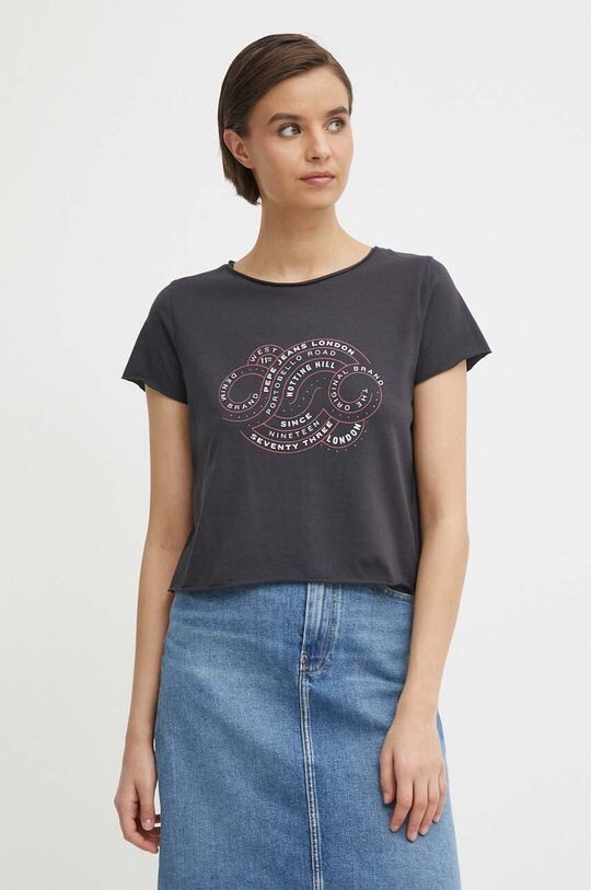 

KENNA хлопковая футболка Pepe Jeans, серый