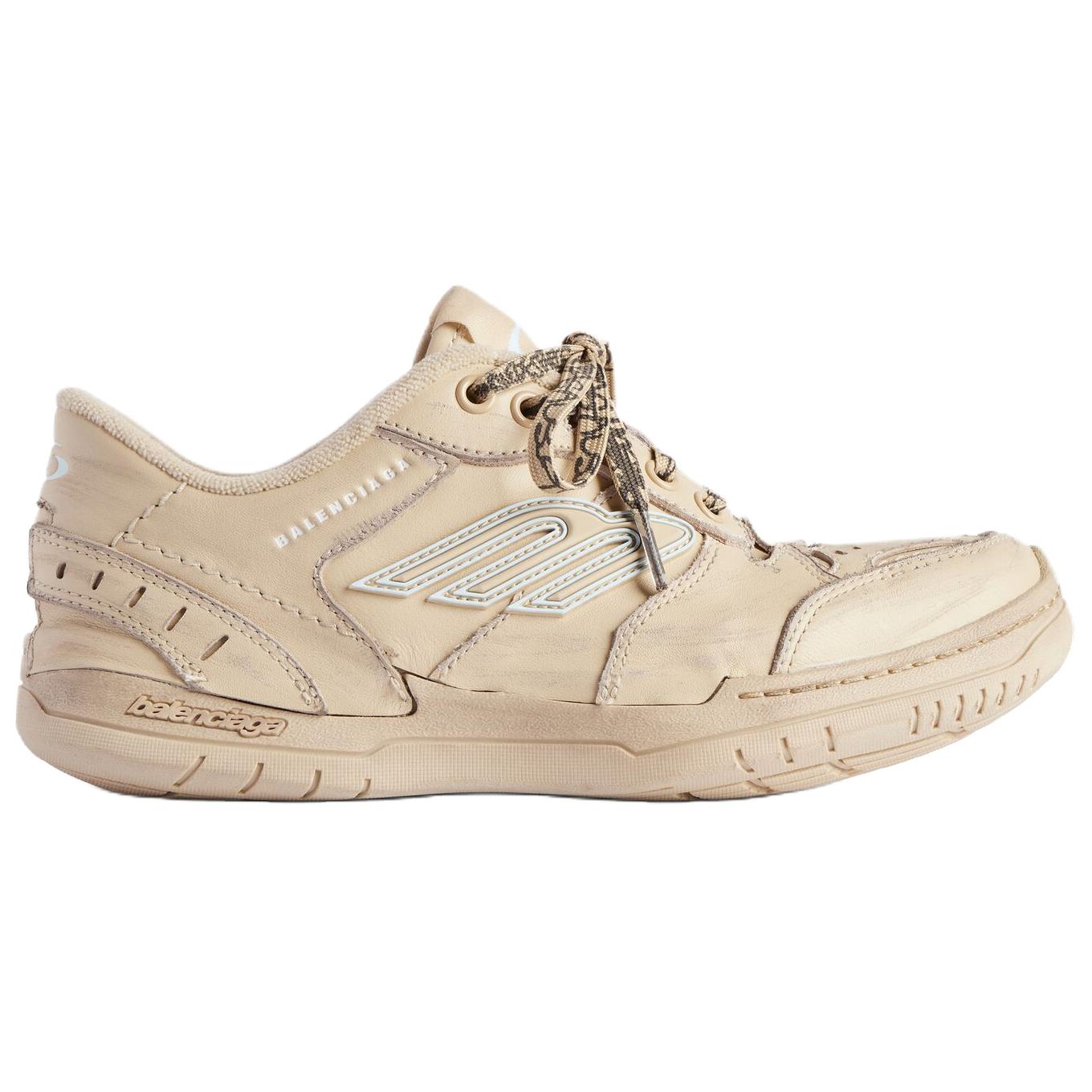 Balenciaga Хамптонс Worn Out Low top скейтборд обувь женские бежевый — фото 3