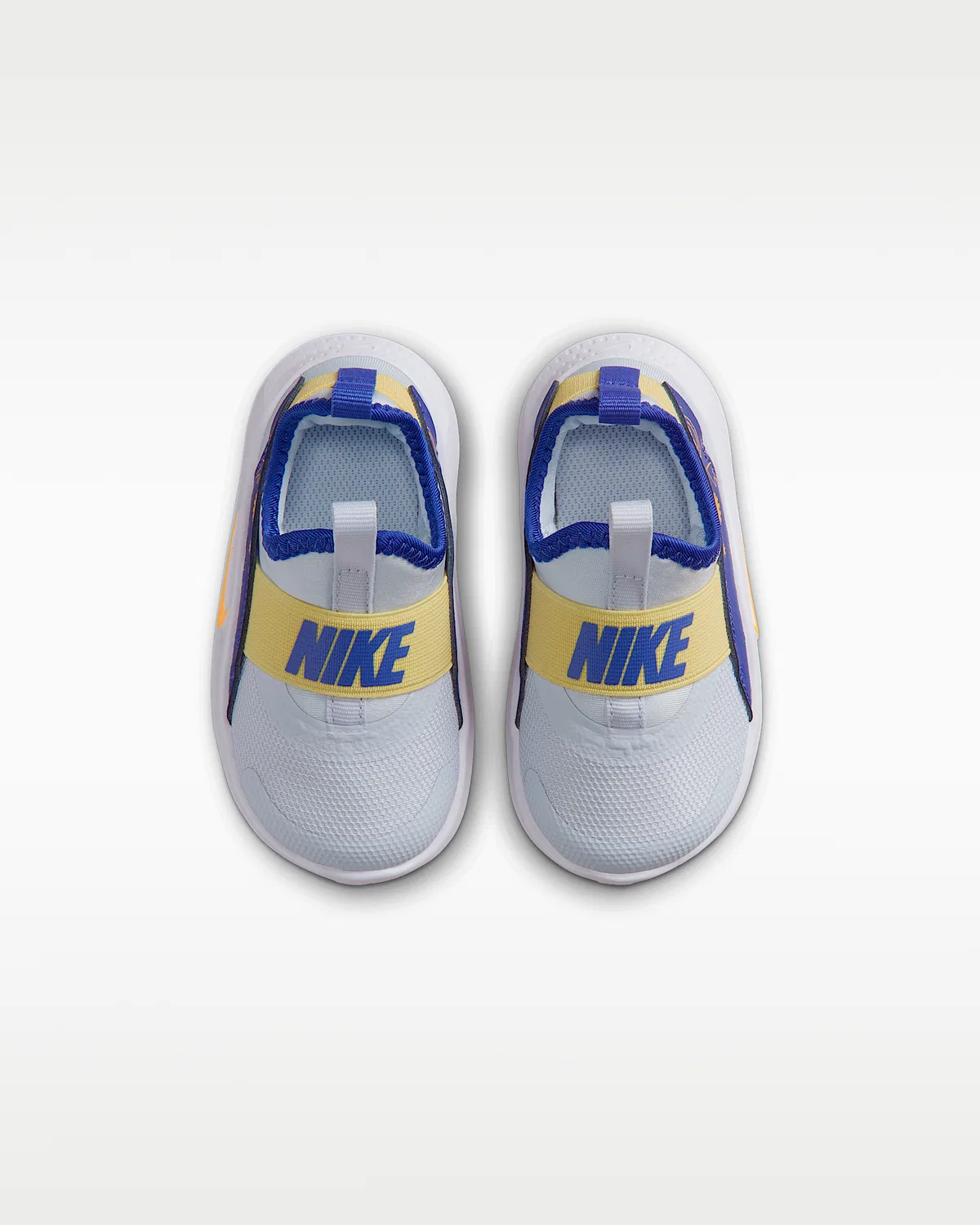 Детские кроссовки Nike Flex Runner 4 SE, Football Grey/Lapis/Soft Yellow/Laser Orange — фото 4