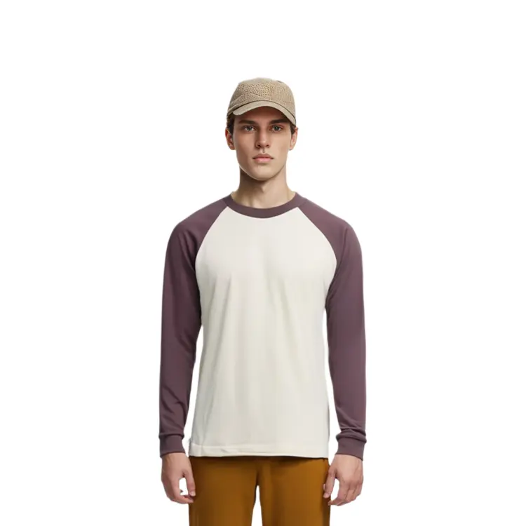 Футболка мужская фиолетовая Uniqlo, синий — фото 2