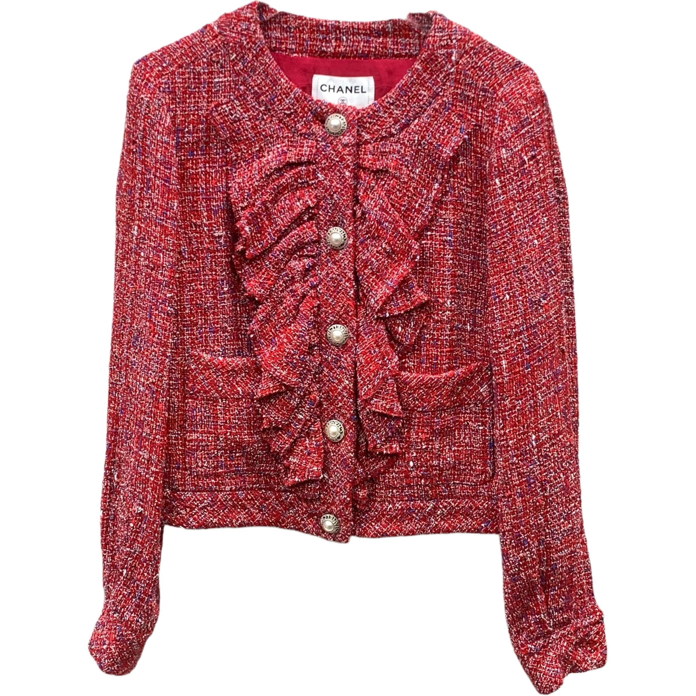 

CHANEL Куртка женская красная, Red