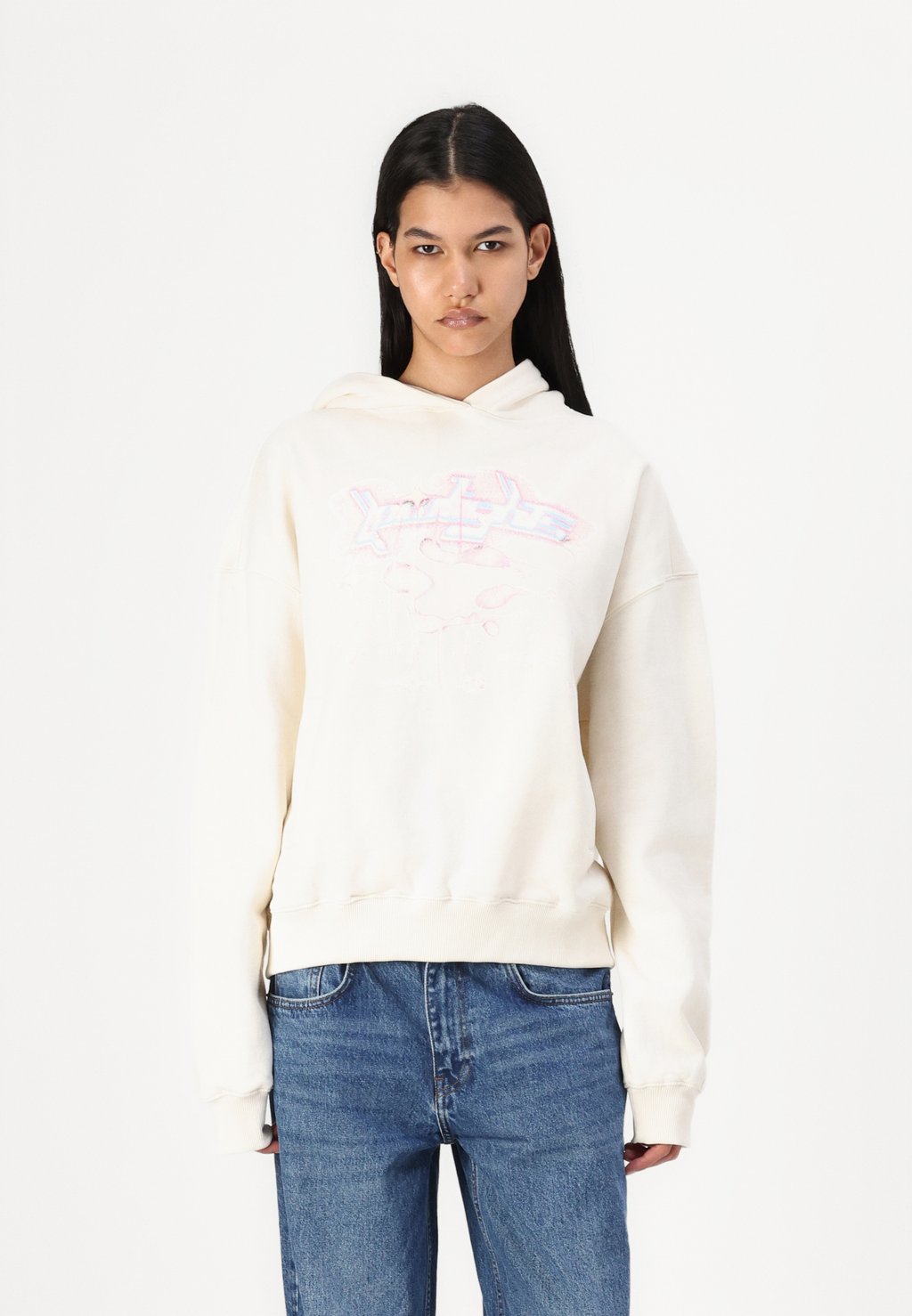 

Толстовка с капюшоном SUPERSTARLIGHT WOMAN HOODIE LOW LIGHTS STUDIOS, бежевый