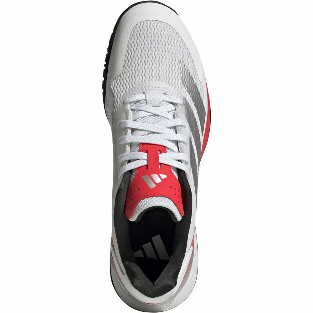 Унисекс теннисные кроссовки «Defiant Speed Omni Court» от adidas, F White - Silver Metallic (-) — фото 3