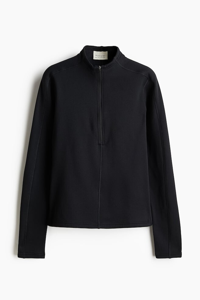 

Лыжная рубашка среднего слоя из материала drymove H&M, черный
