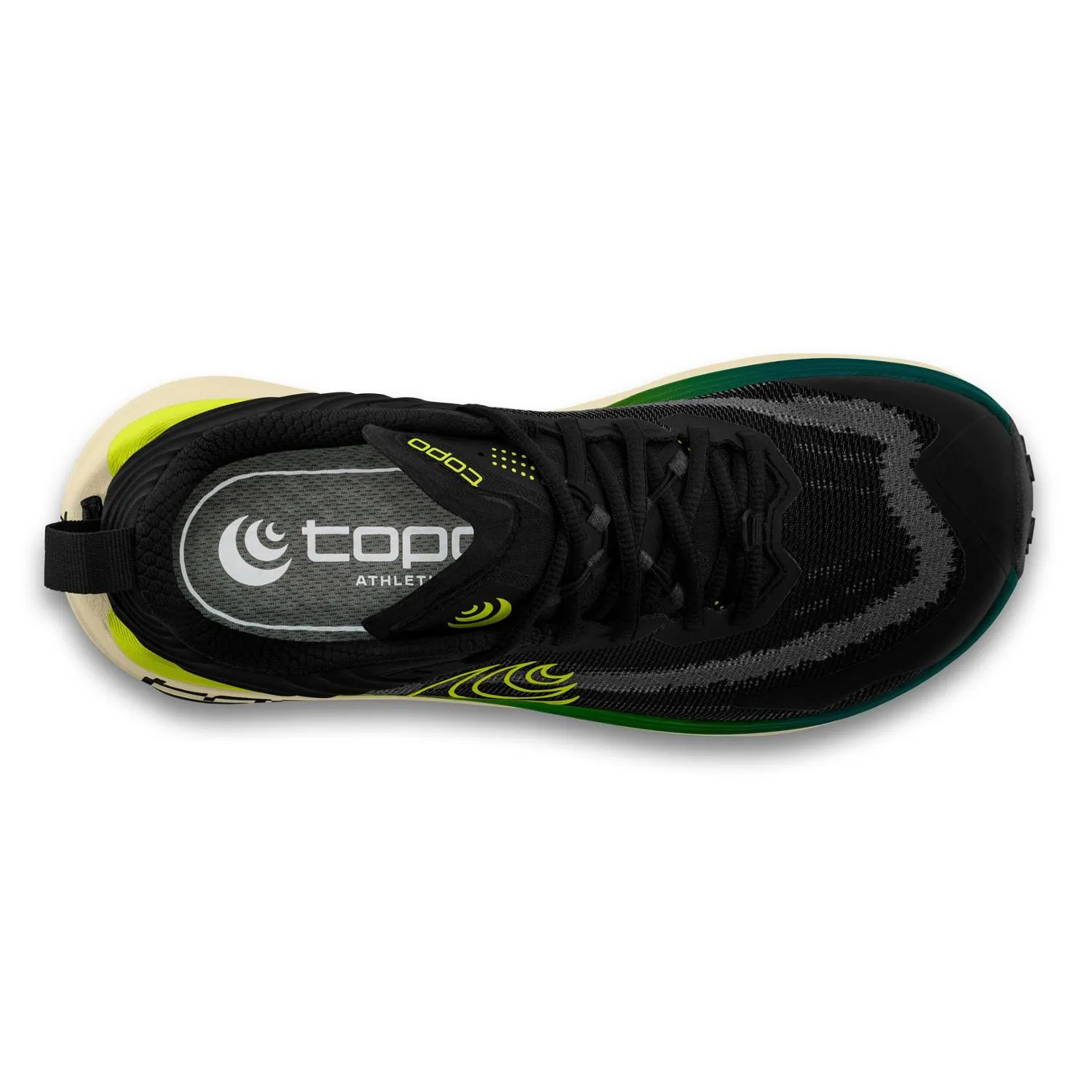 Мужские трейловые беговые кроссовки Vista Topo Athletic, Black/Lime — фото 4