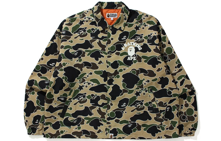 

Bape Куртка Мужская A Bathing Ape, красный/серебристый