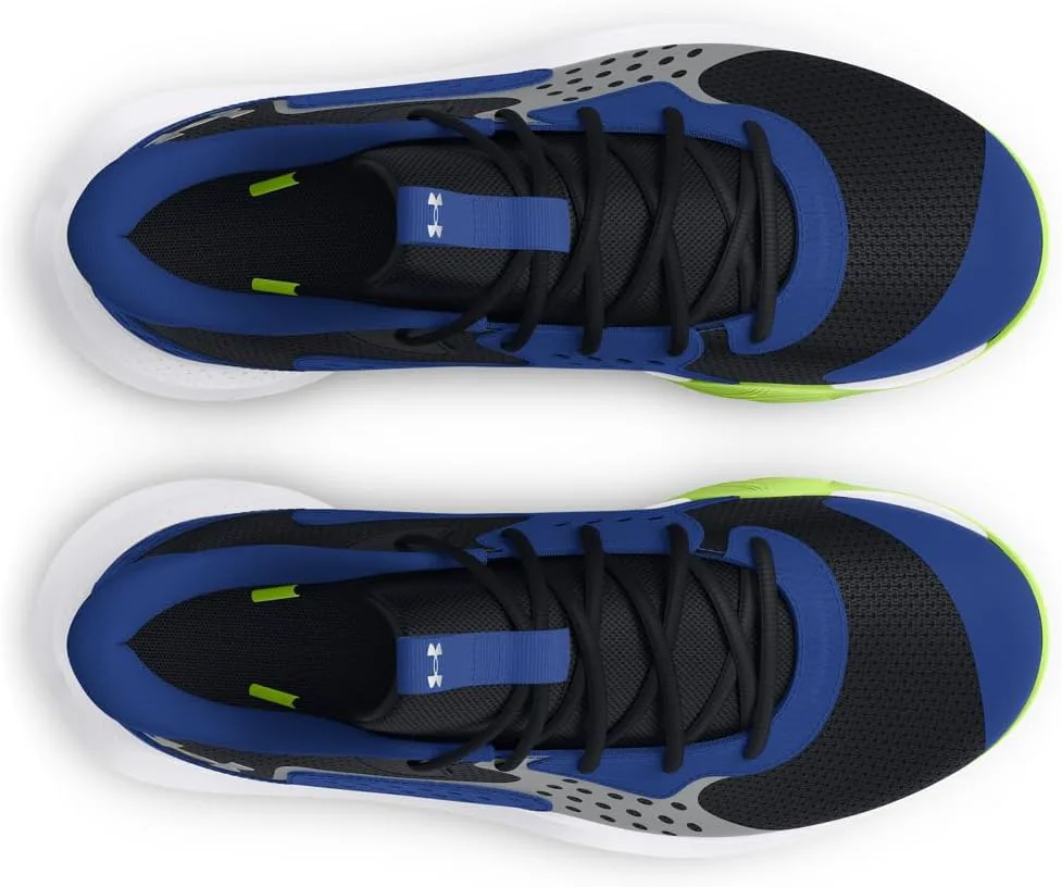 Баскетбольные кроссовки Under Armour Men's Ua Jet '23, черный/синий/металлик серебристый — фото 4