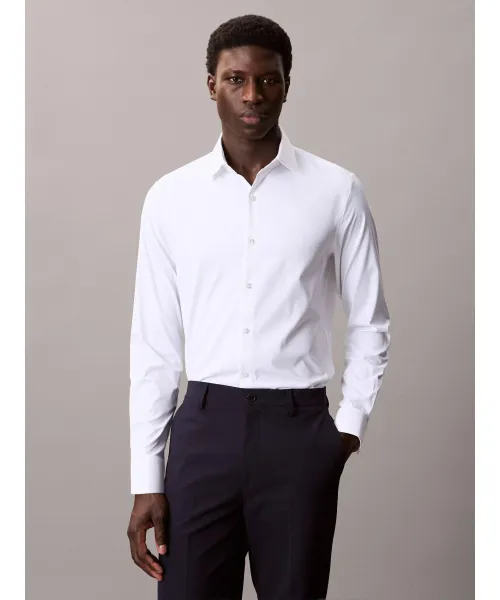 

Рубашка Slim fit Calvin Klein, белый