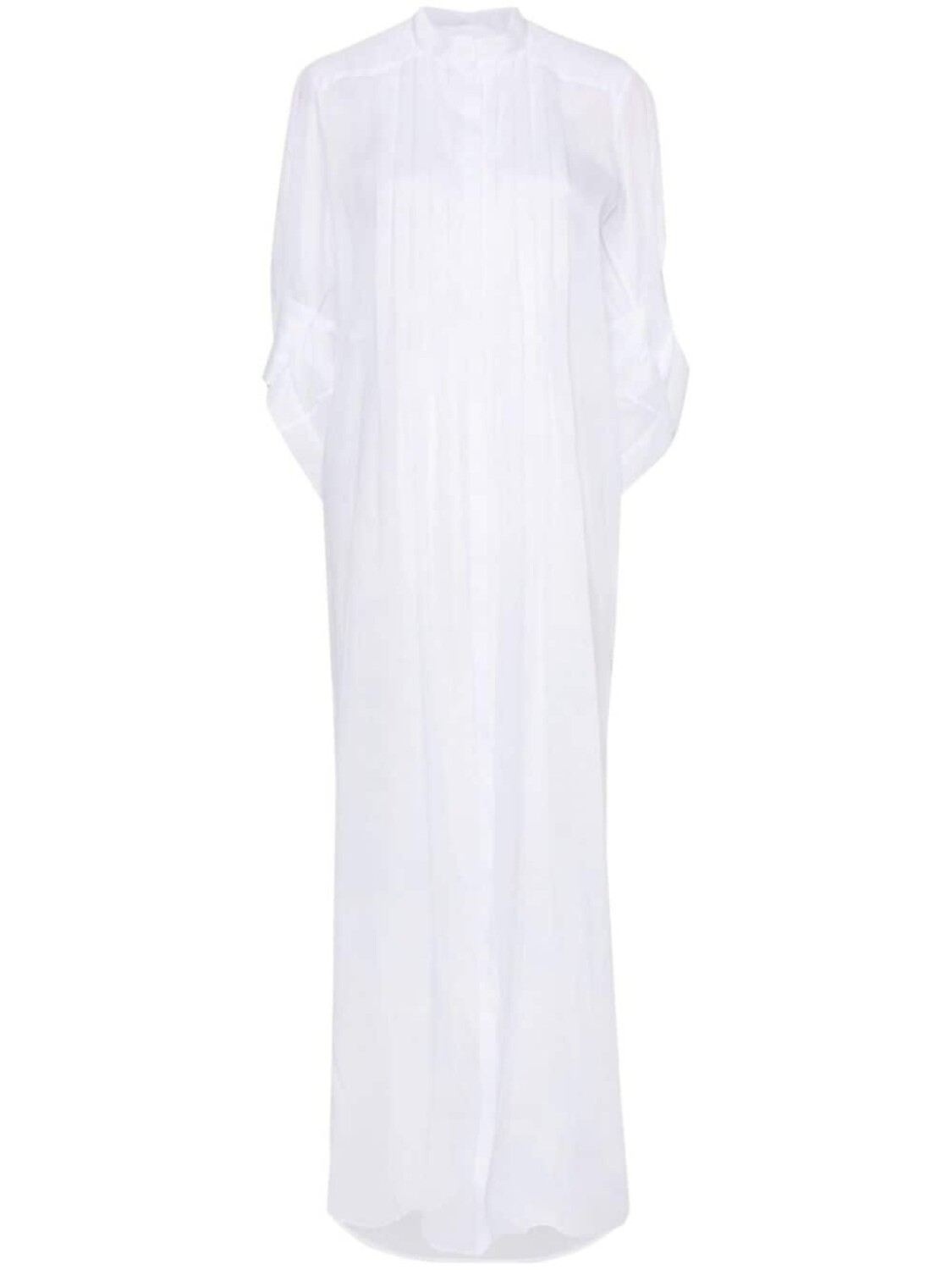 

Платье со складками Alberta Ferretti, белый