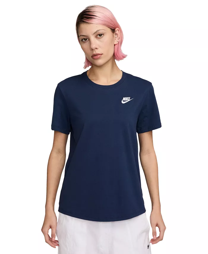 

Женская спортивная футболка Club Essentials, размеры XS–4X Nike