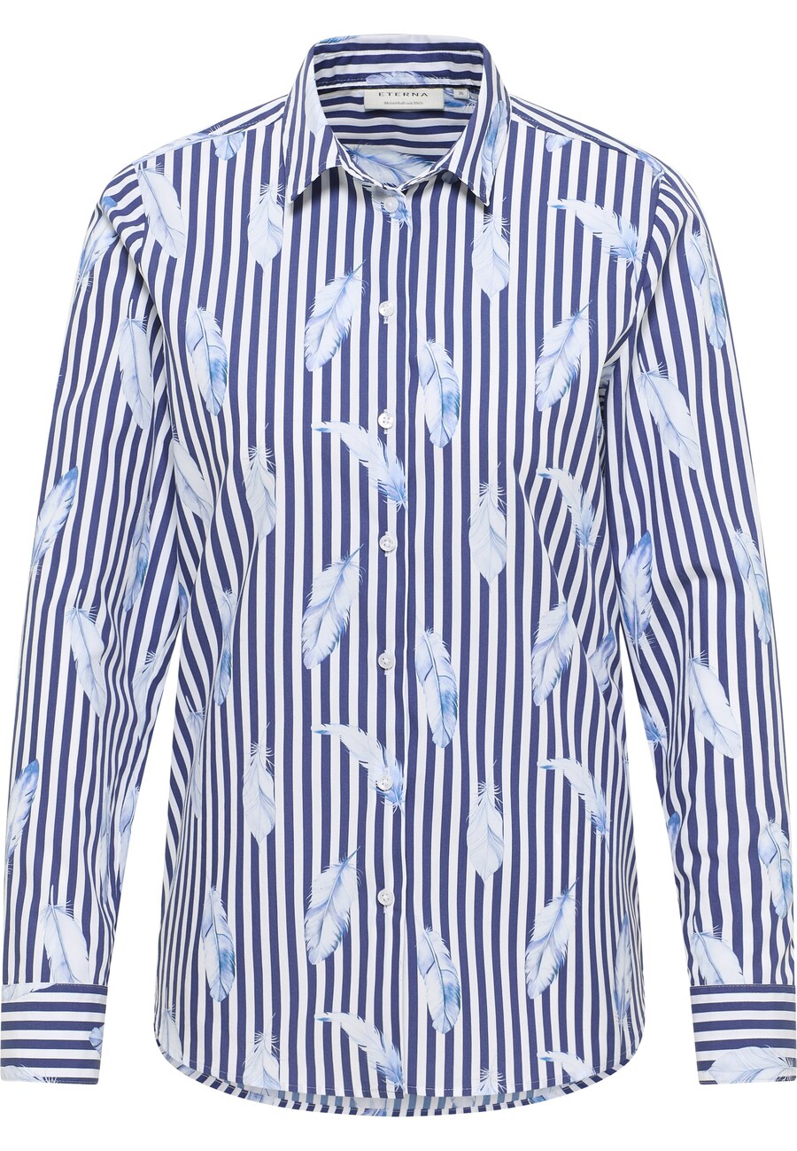 

Блуза ETERNA, синий/темно-синий