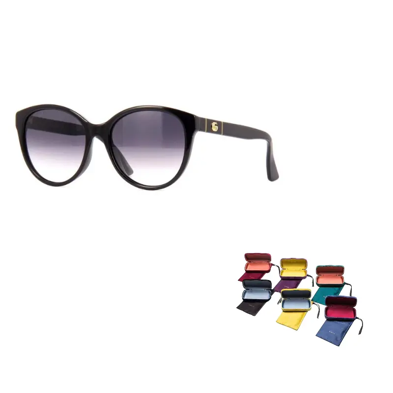 

GUCCI Солнцезащитные очки с круглой оправой, Black