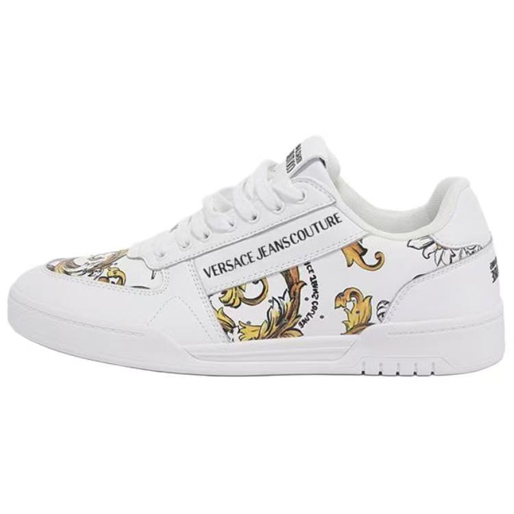 

VERSACE JEANS COUTURE Бруклин лоу топ скейтборд кроссовки мужские белые, цвет White