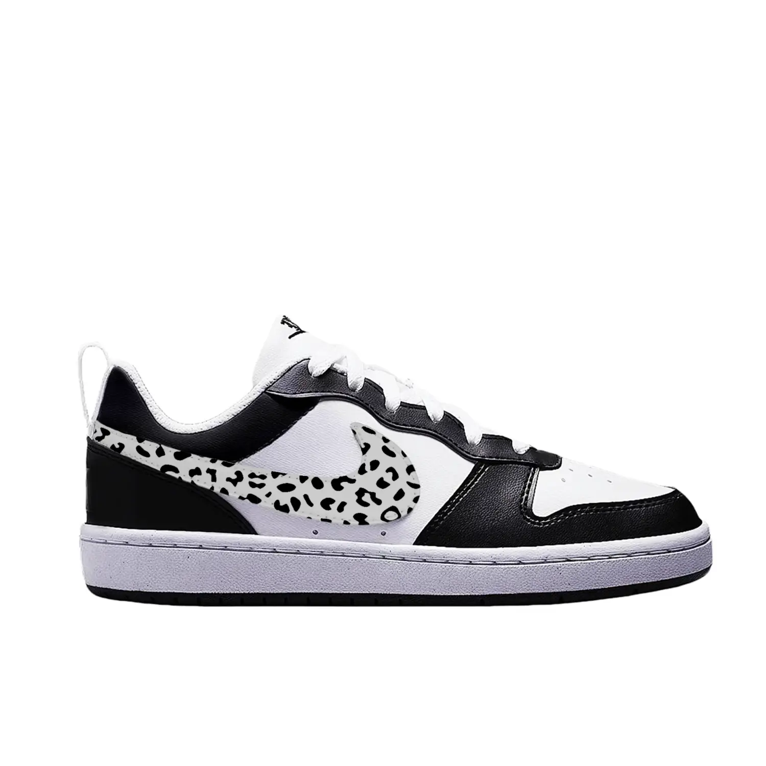 Nike Детские низкие кроссовки для скейтбординга Court Borough Misty Rain из синтетической кожи с легкой амортизацией и противоскользящим покрытием — фото 3