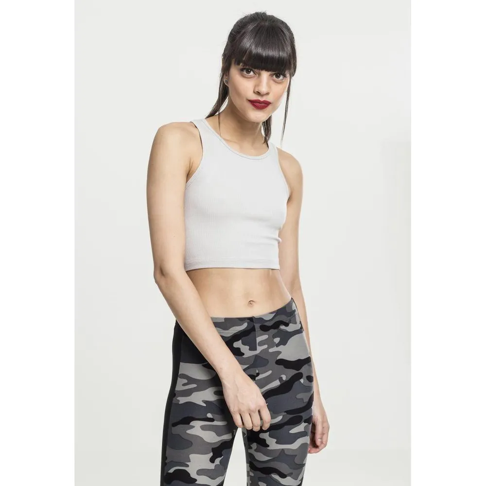 

Футболка Urban Classics Sport Crop Top, серый