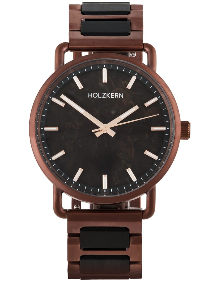 

Holzkern Кварцевые наручные часы Espressino Coffee/Maple Brown