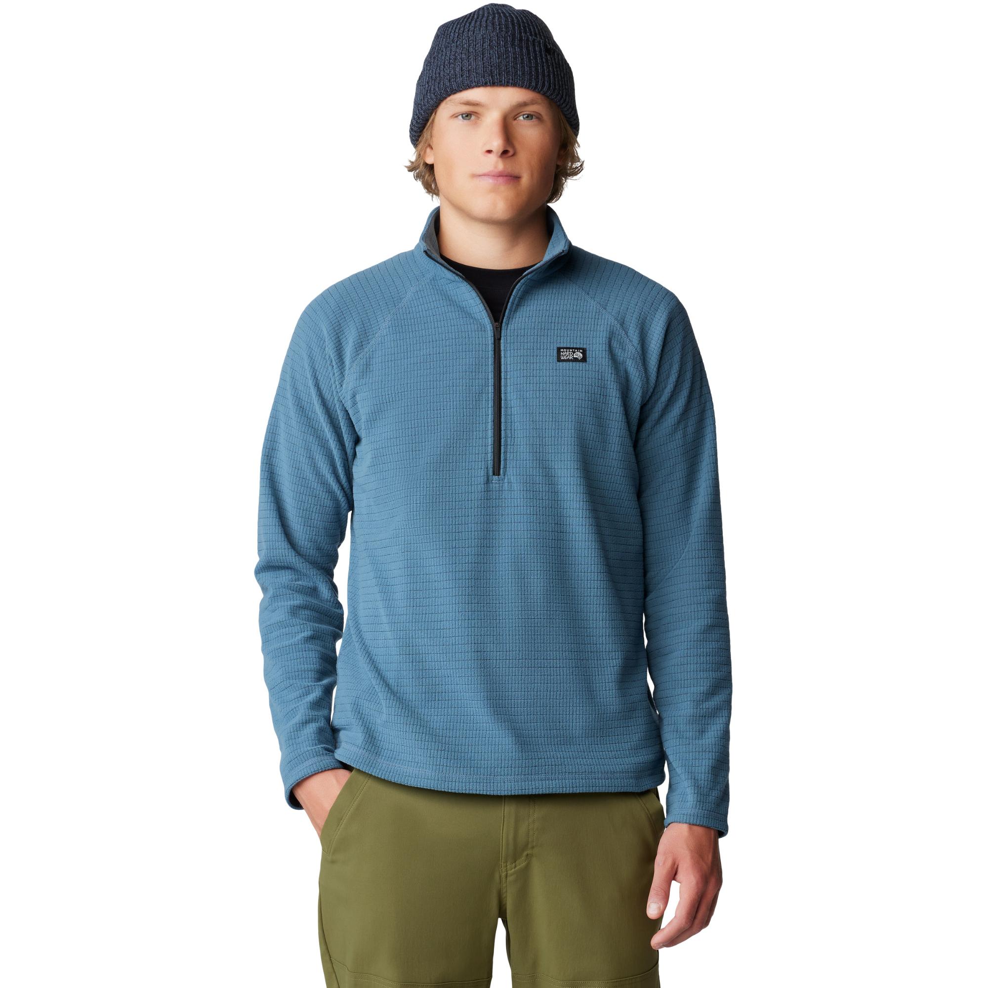 

Мужская флисовая куртка Summit Grid с половинной молнией Mountain Hardwear, Adriatic Blue