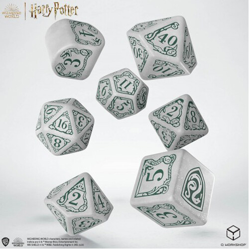 

Игровые кубики Harry Potter Slytherin Modern Dice – White