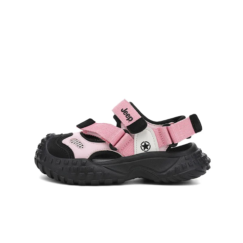 Детские сандалии low top Jeep, Cherry Blossom Pink/Obsidian Black