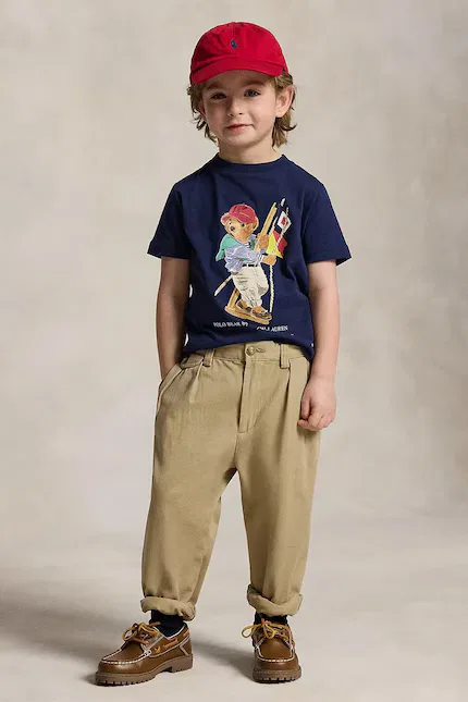 Футболка хлопковая Polo Ralph Lauren, синий — фото 4