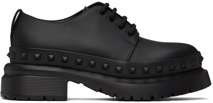 

Черные дерби M-Way Rockstud Valentino Garavani, Черный, Черные дерби M-Way Rockstud Valentino Garavani