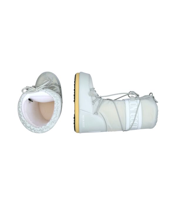 Ботинки женские зимние Moon Boot высокие, серебряный — фото 4