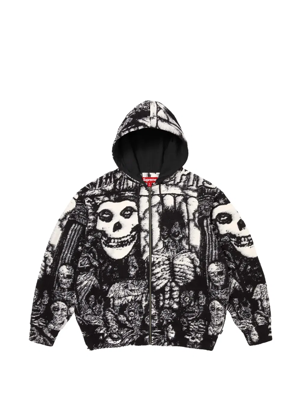 Толстовка на молнии Misfits Supreme, черный
