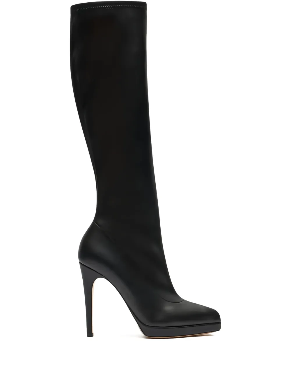Ботинки Michelle на каблуке 100 мм Casadei, черный