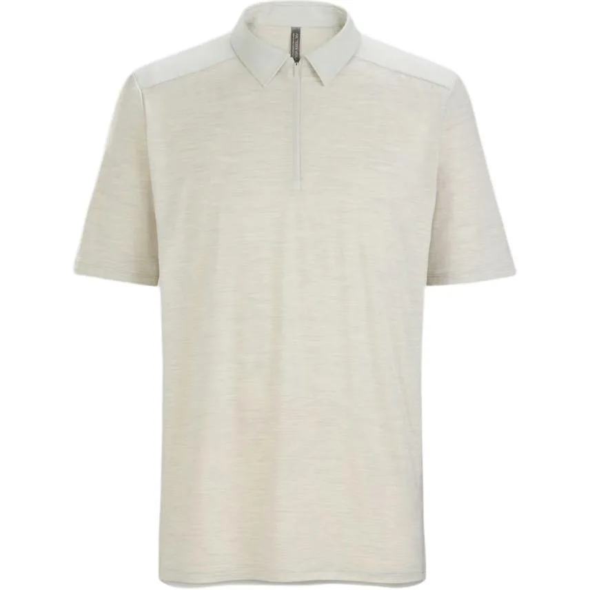 Футболка-поло Veilance Collection с воротником, умеренно прямой крой Arcteryx, Dark Shoal Color/Dark Cocoon Heather