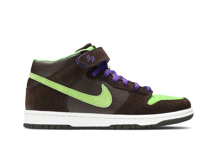 

Кроссовки Nike Dunk Mid Pro SB 'Donatello', коричневый