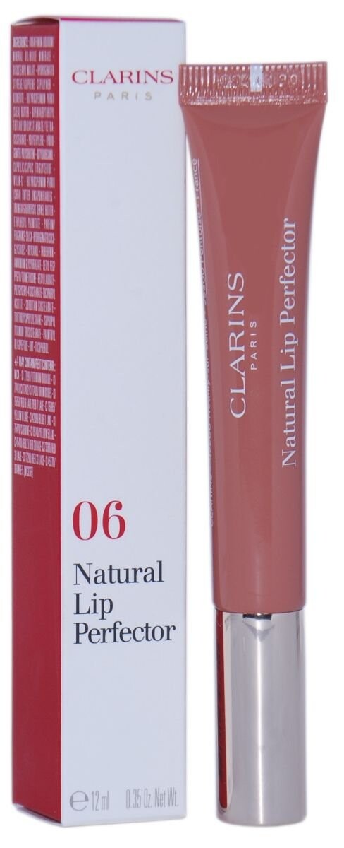 

Clarins, Instant Light Natural Lip Perfector, блеск для губ 06 Rosewood Shimmer, 12 мл