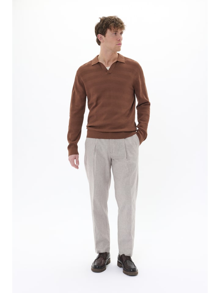 

Вязаный свитер Mapolo, прямого кроя, орехового цвета Matinique